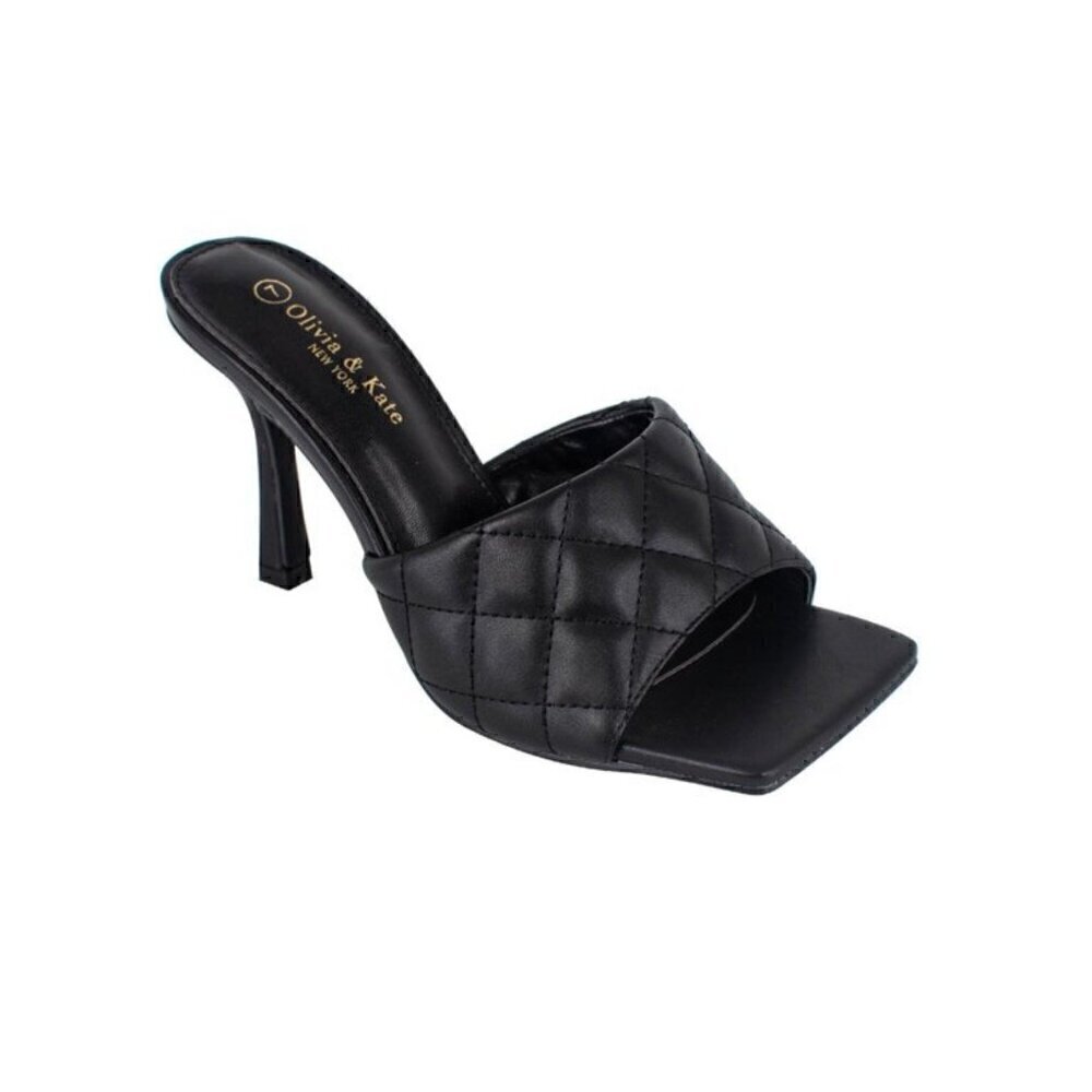 Jasmine Jaymes Women's Quilted Stiletto Sandal size 9
